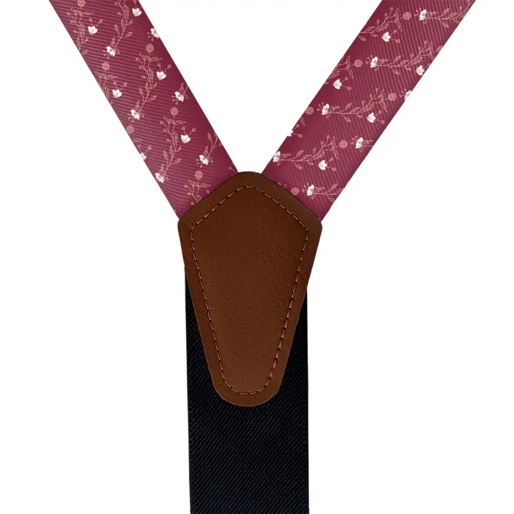 Riviere Floral Pattern Suspenders
