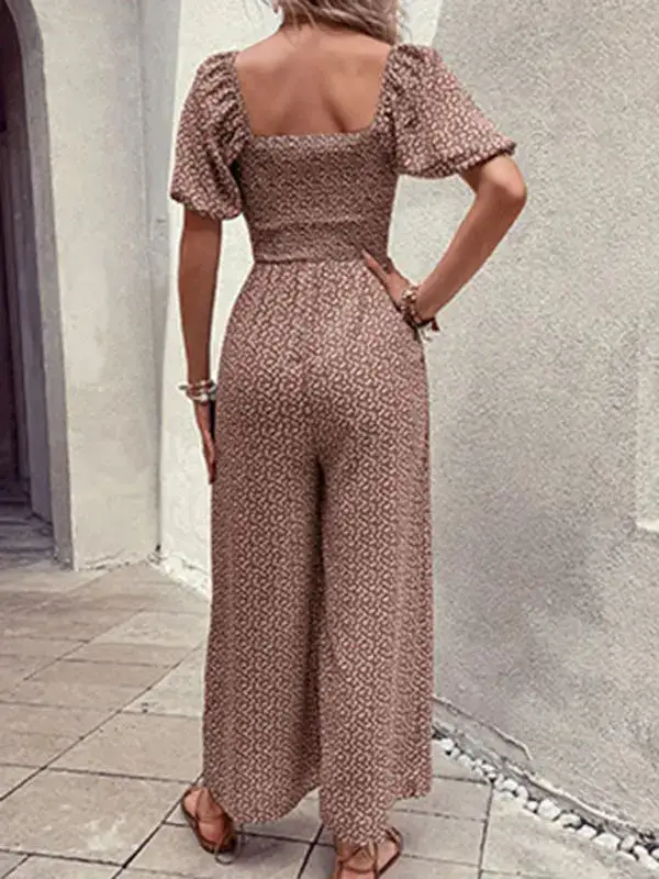 Tailored Everyday Printed Jumpsuit