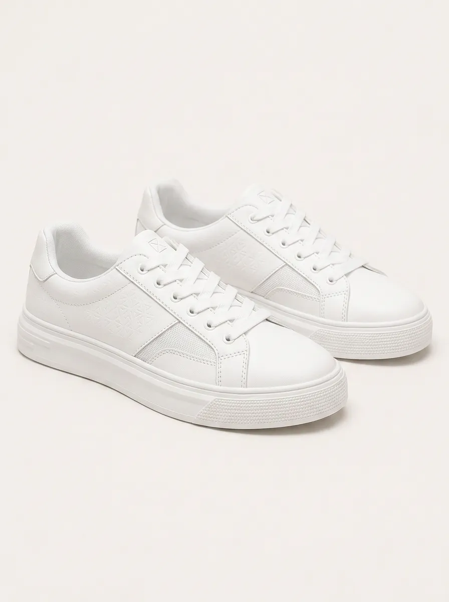 Men's Refined Geometric Pattern Patterned Graphic Skate Shoes