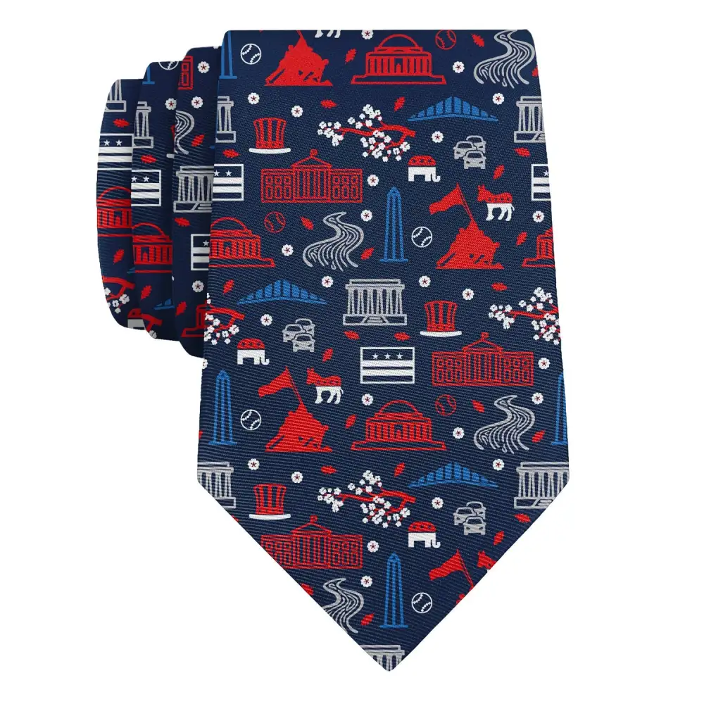 Refined Heritage Motif Necktie