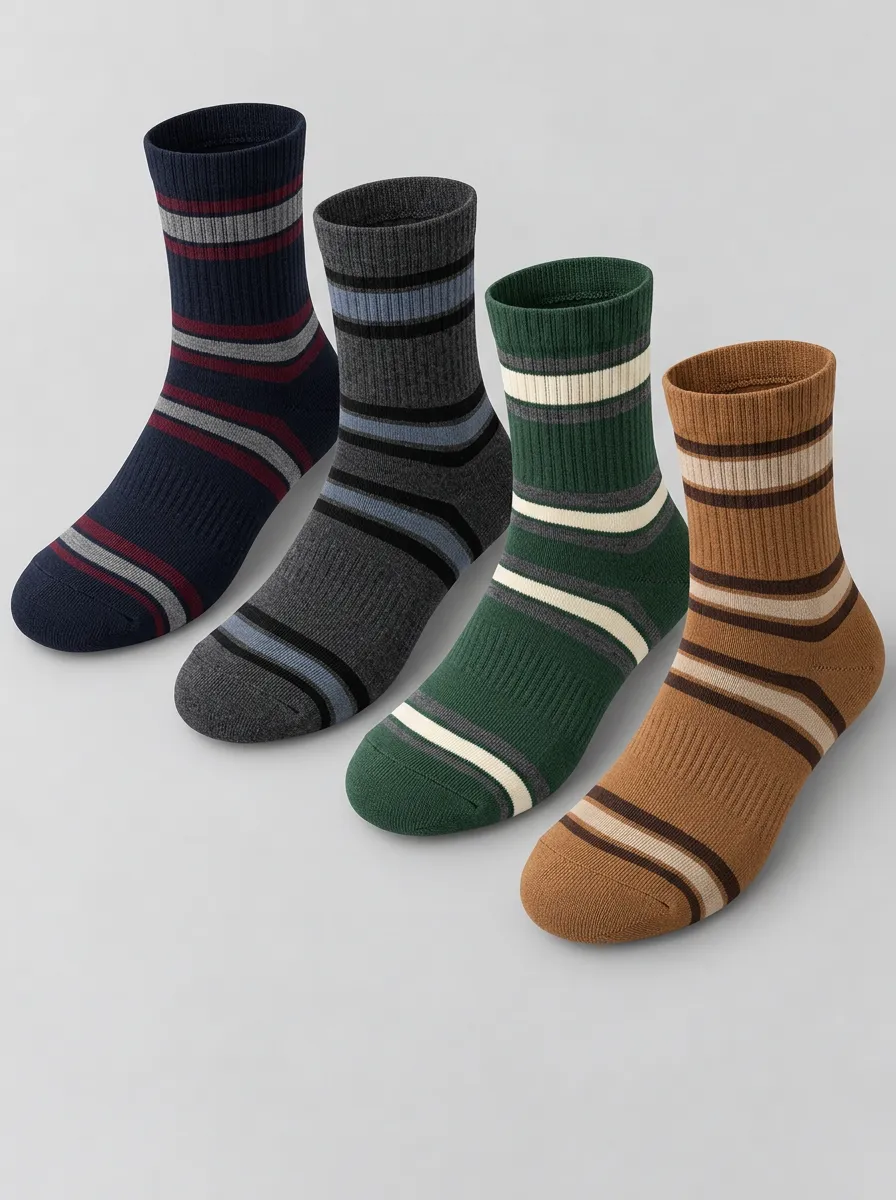 Men's Bennett Stripe Socks 9-Pack