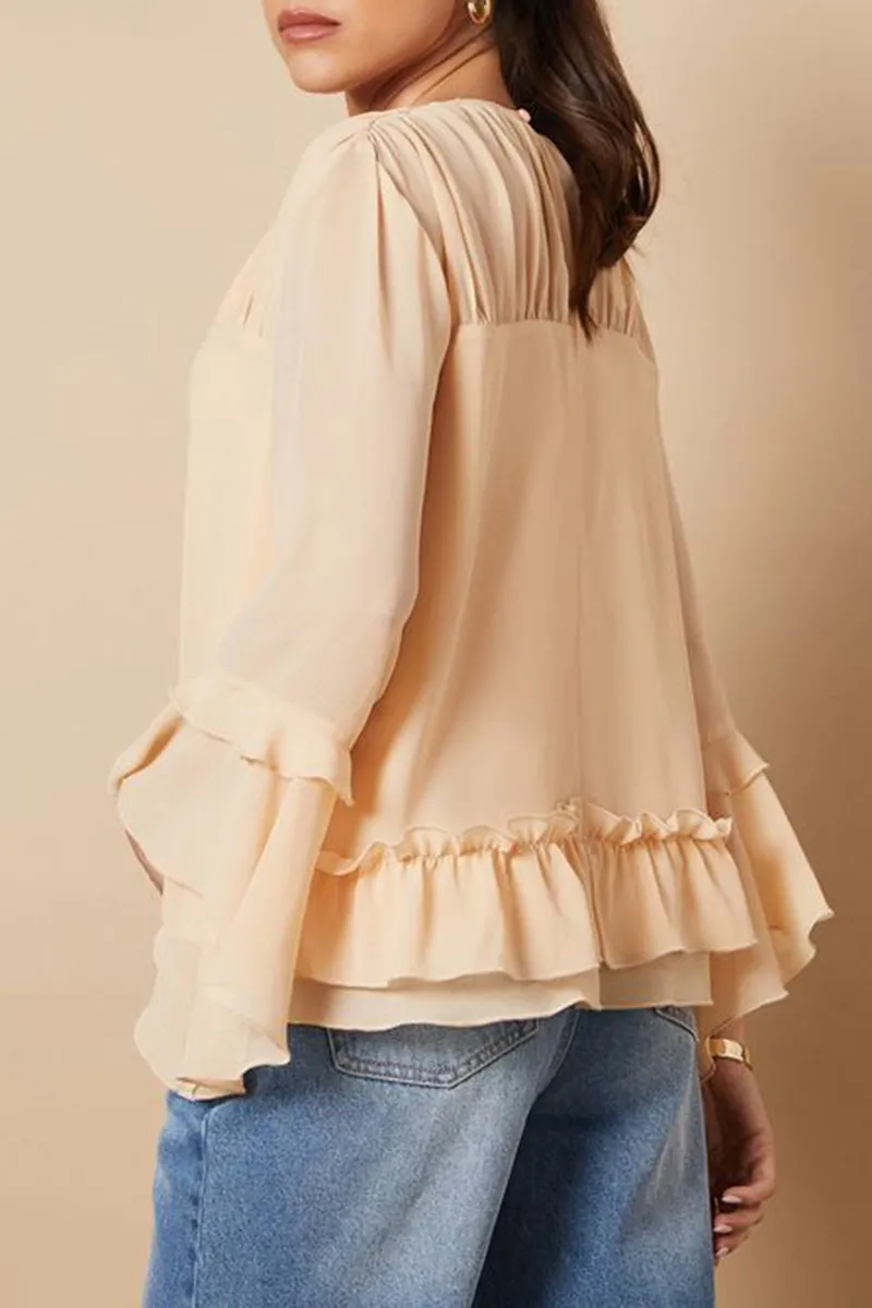 Casual Style Relaxed Silhouettee Top
