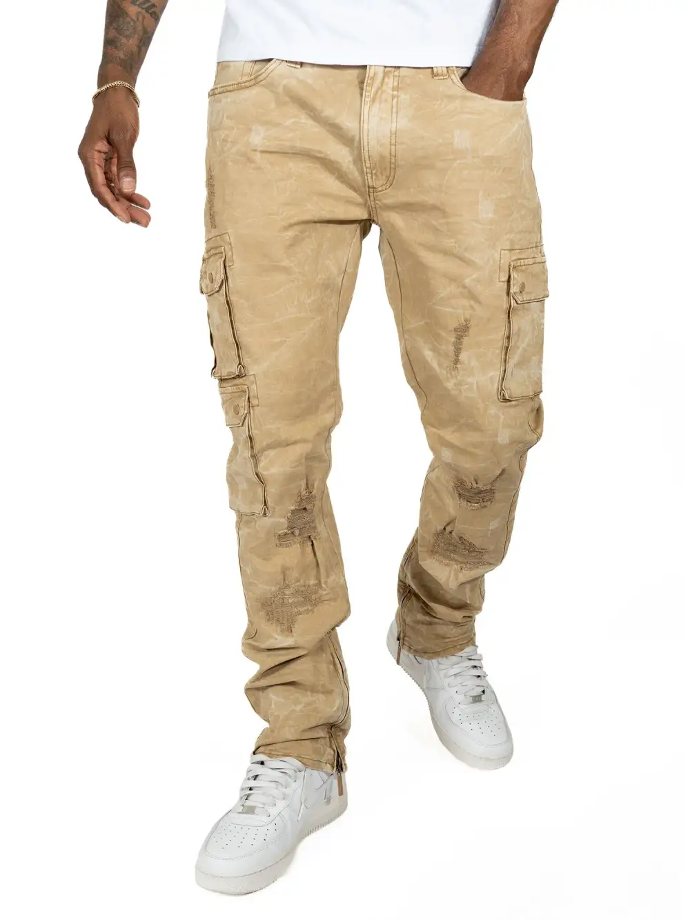 Relaxed Acid Cargo Pants