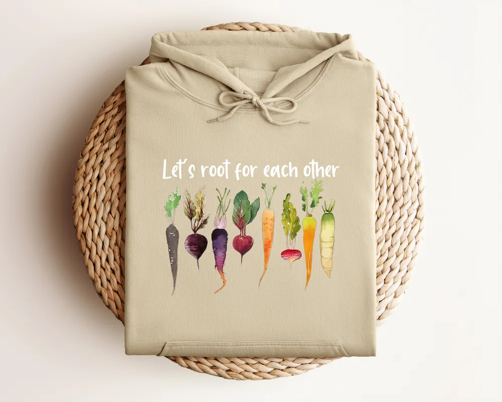 Garden Motto Graphic Pullover Hoodie