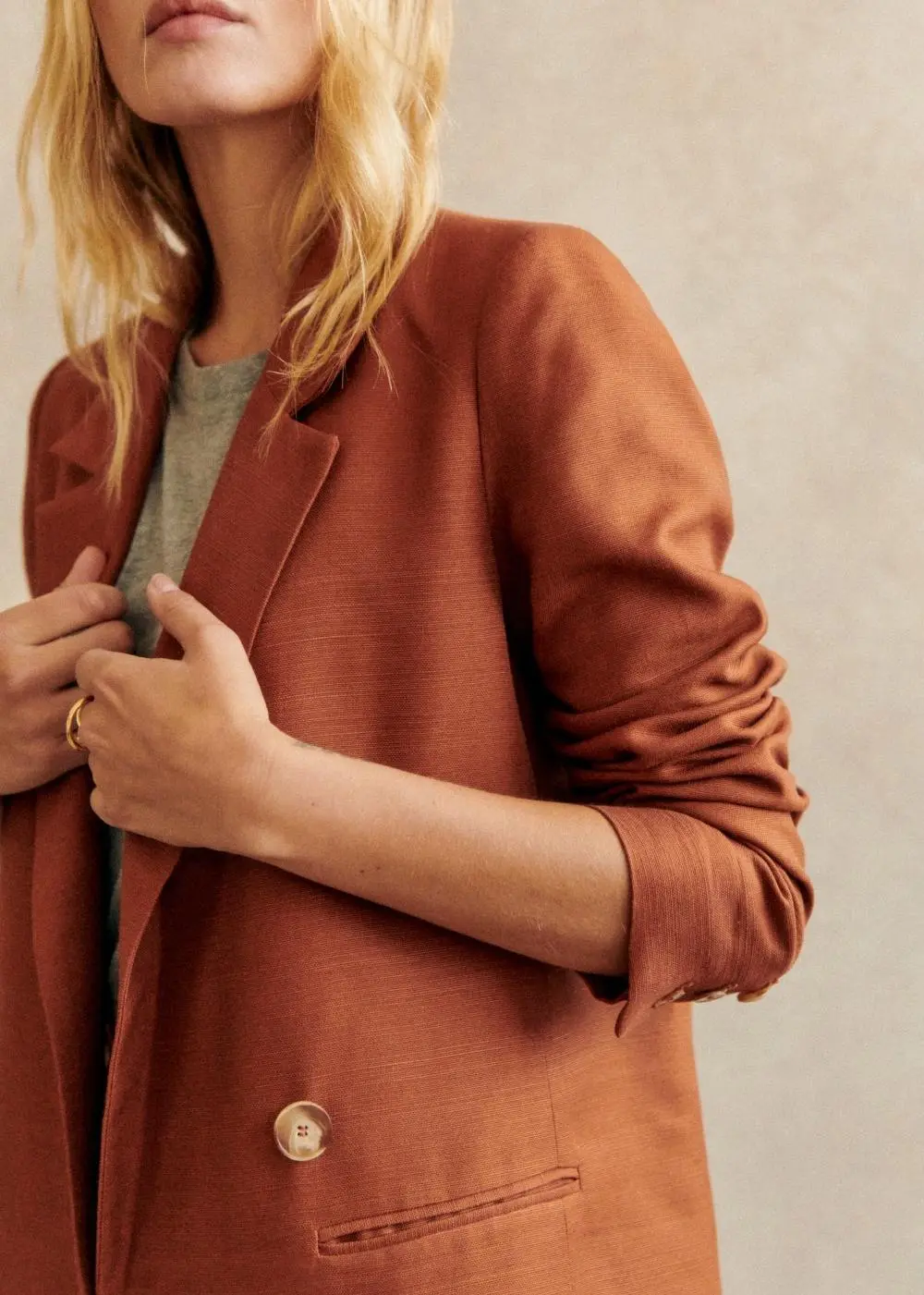Caramel Oversized Jacket