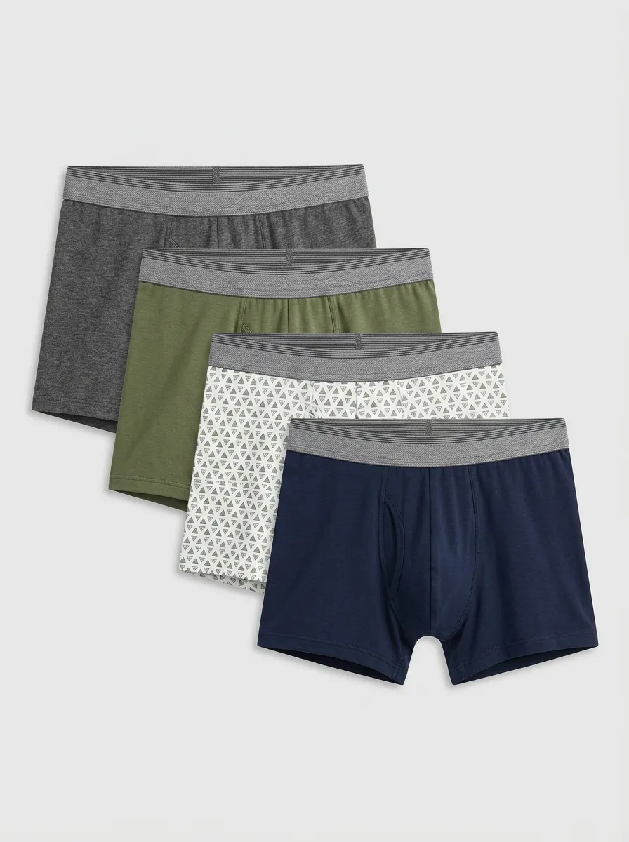 Comfort Casual Four Pack Briefs