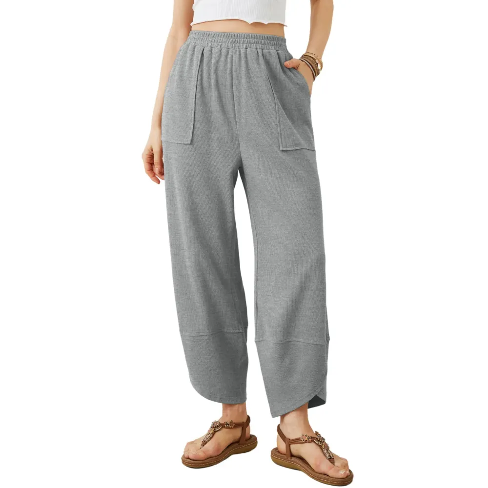 Elasticated Harem Palazzo Pants