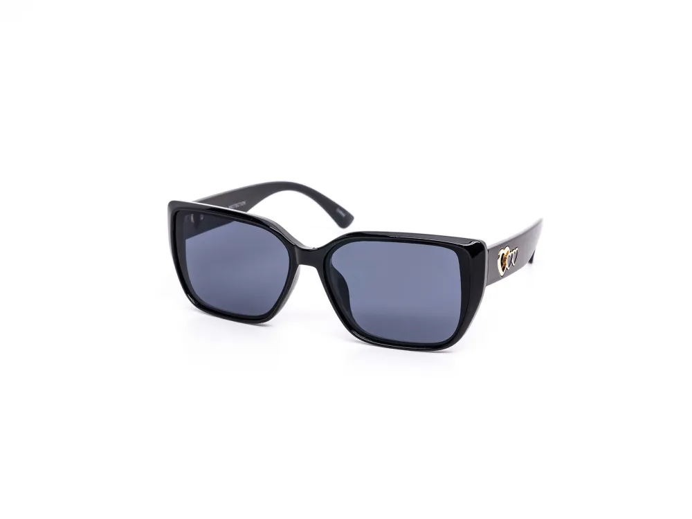 12-Pack Chunky Heart Square Gradient Sunglasses