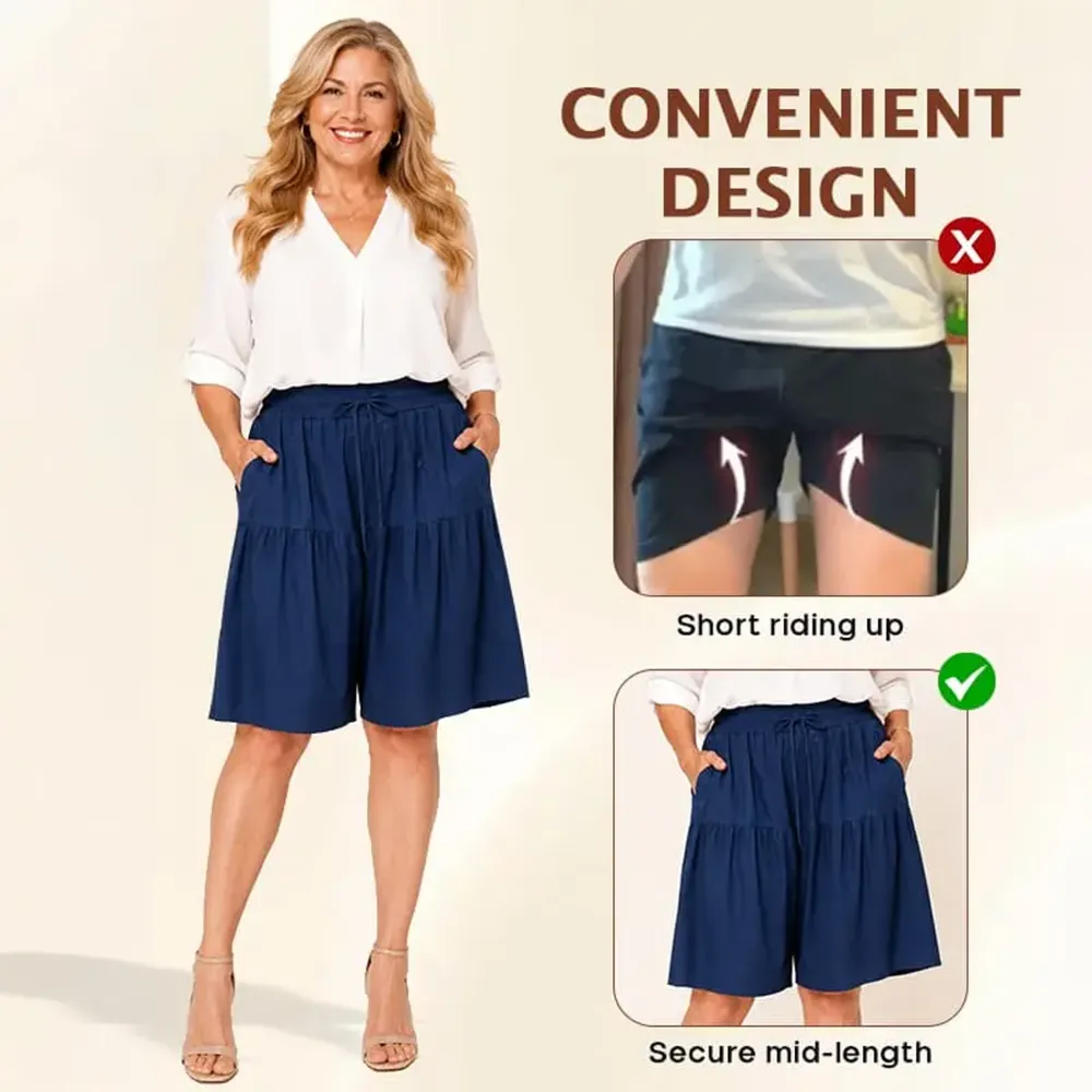 🔥Last Day💥Women's Lightweight Stretch Comfy Flowy Shorts🔥8-Pack Only $24