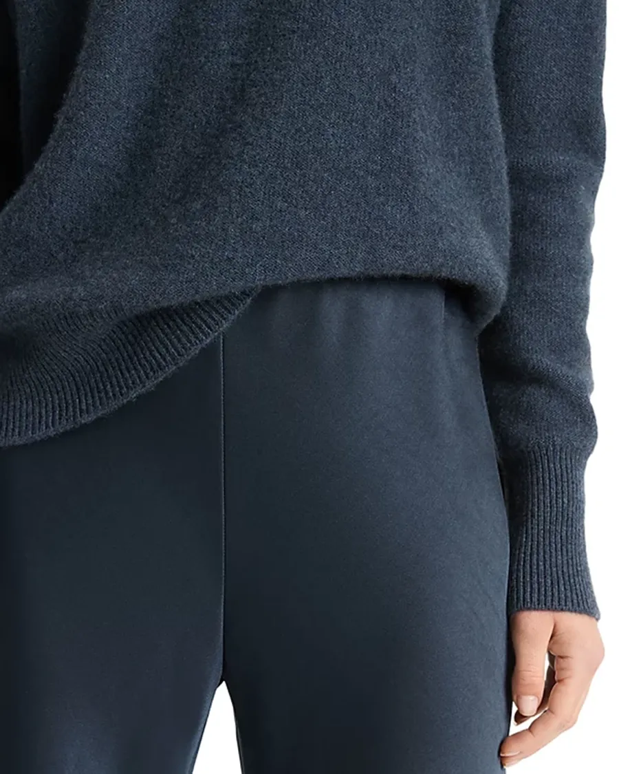 High Waist Fluid Bias Pants