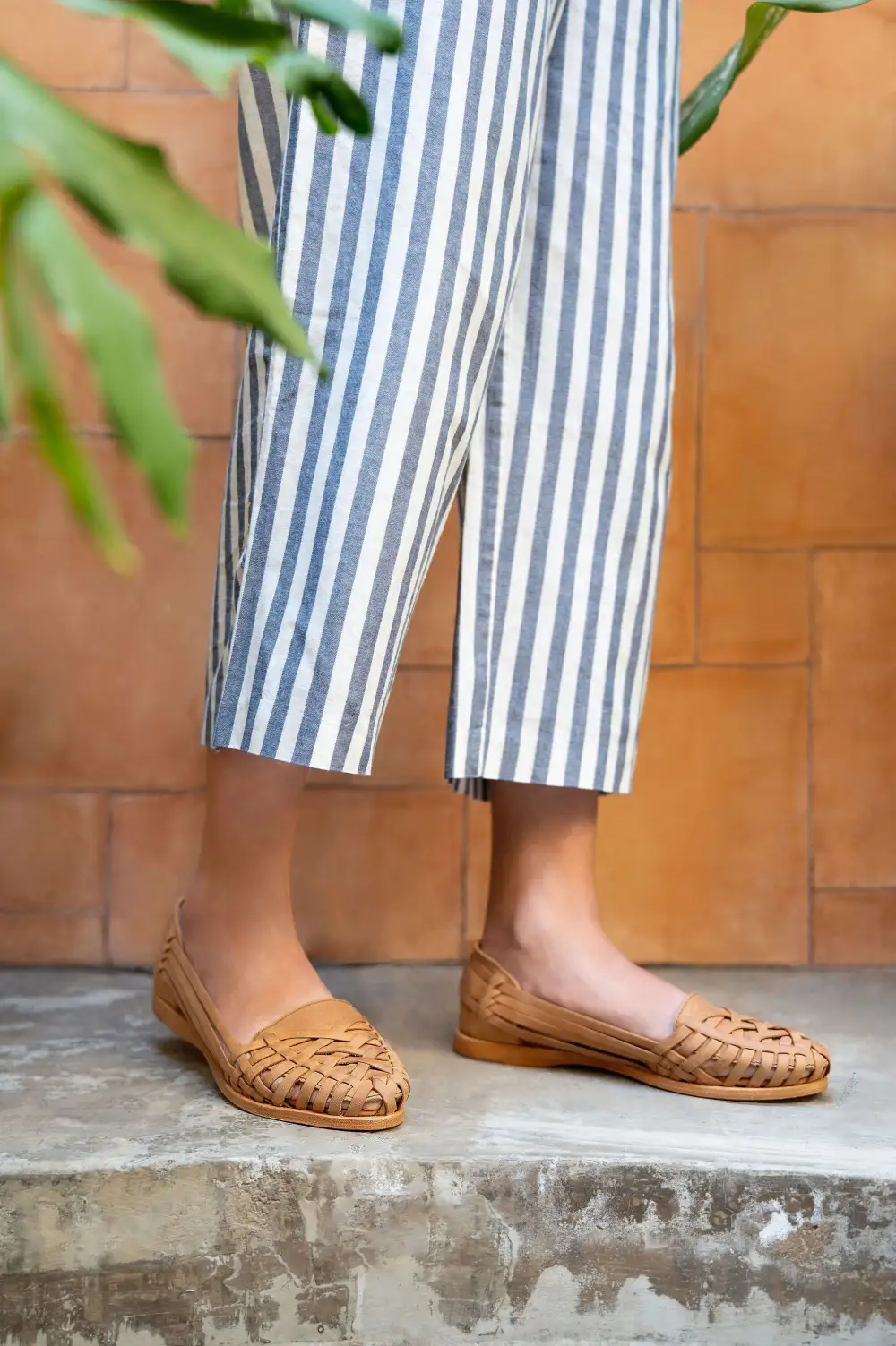 Classic Leather Woven Huarache Sandals