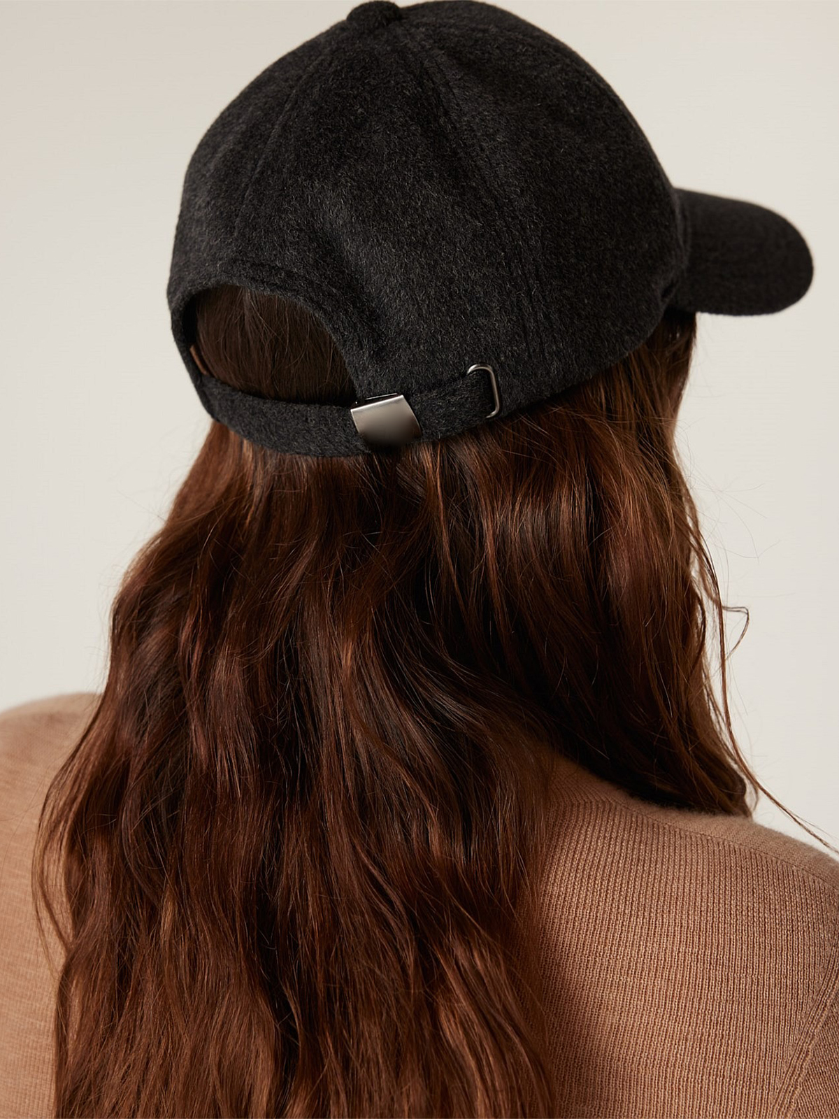 Simple Style Grey Baseball Cap