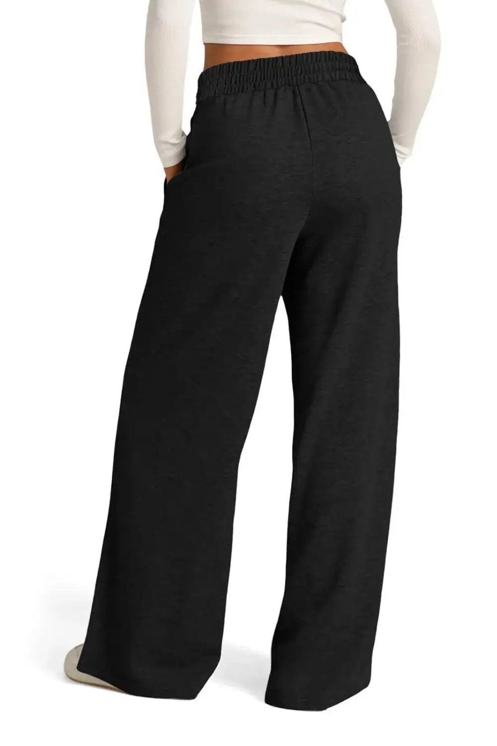 Lightweight High Waist Wide Leg Pants