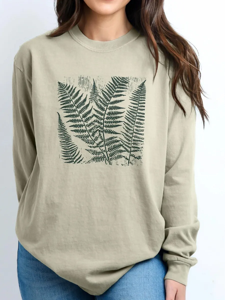 Fern Botanical Print T-Shirt