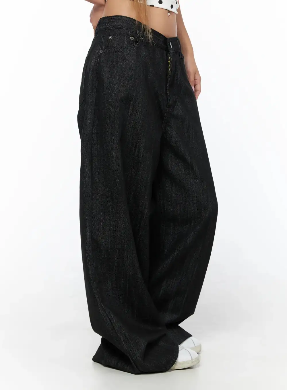 Studded Wide Leg Jeans