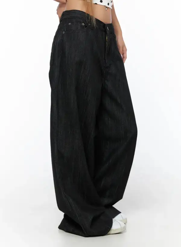 Studded Wide Leg Jeans