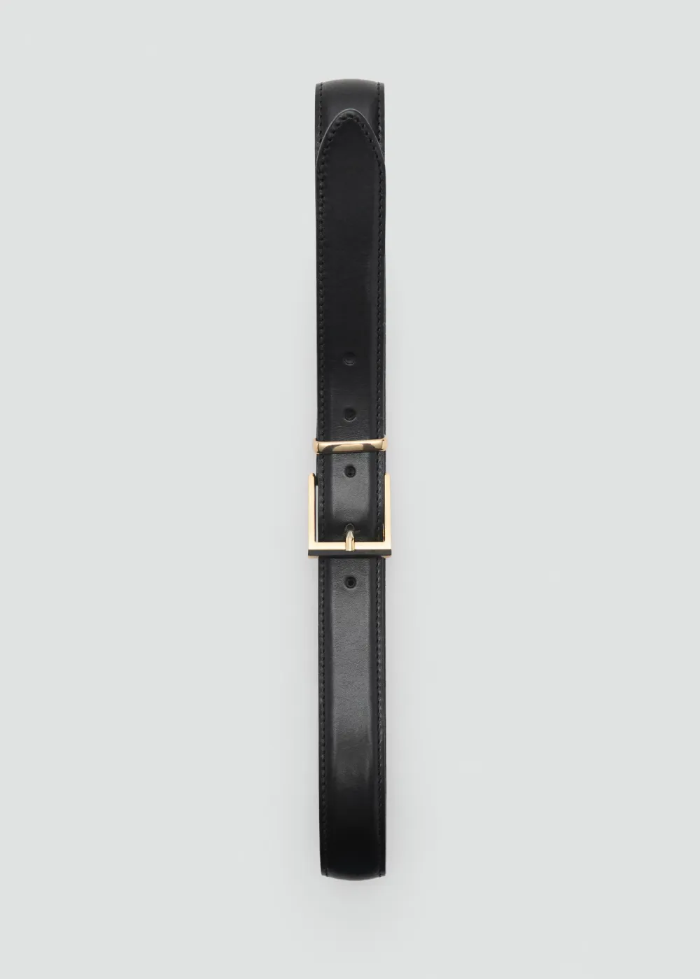 Casual Style Square Buckle Close Belts