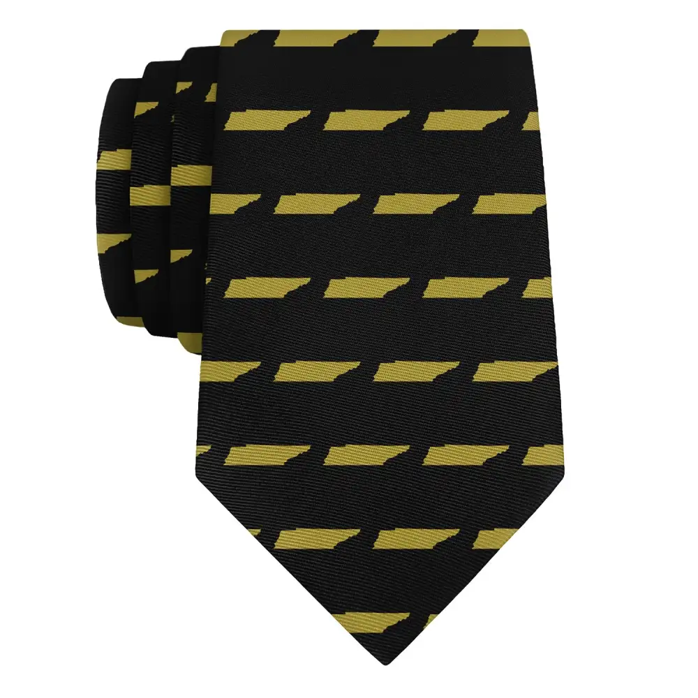 Timeless Outline Emblem Accent Necktie