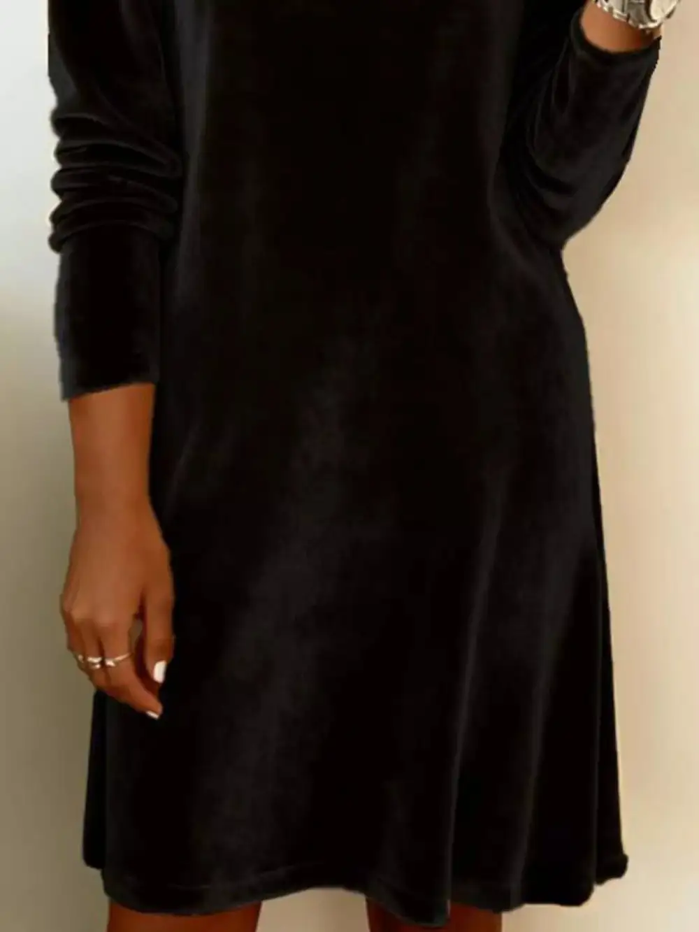 Long Sleeve Maxi Side Slit Dress
