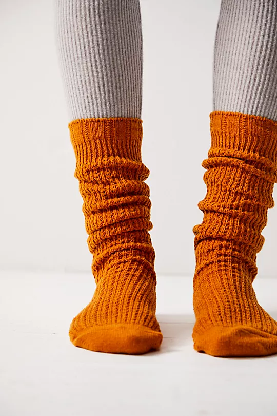 Slouch Socks Orange