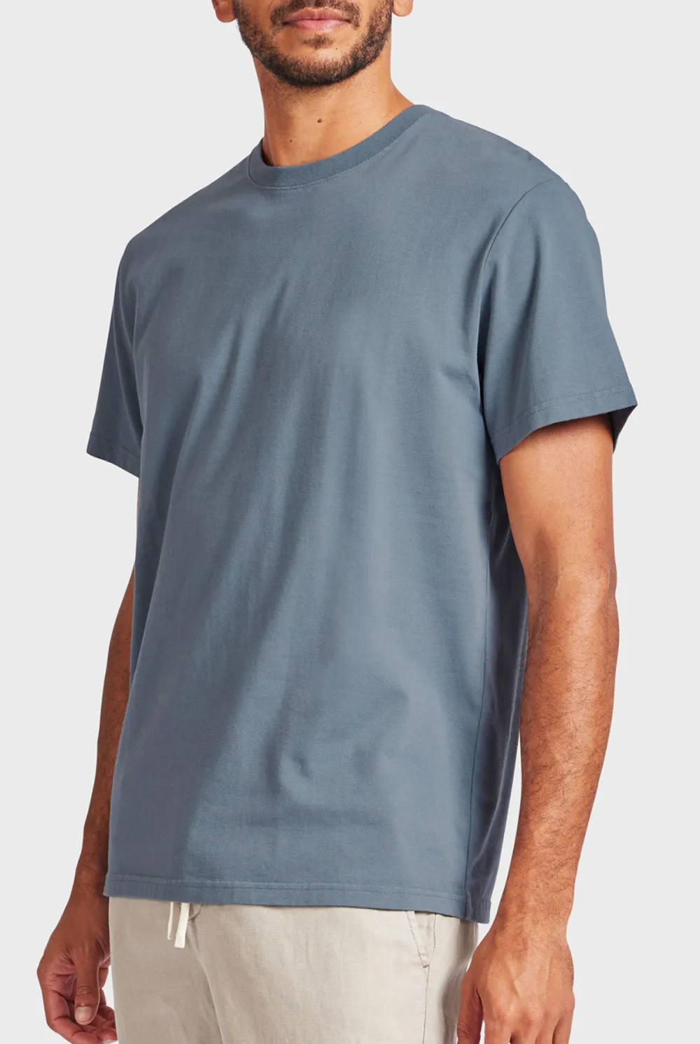 Casual Short Sleeve Crew Neck Tee