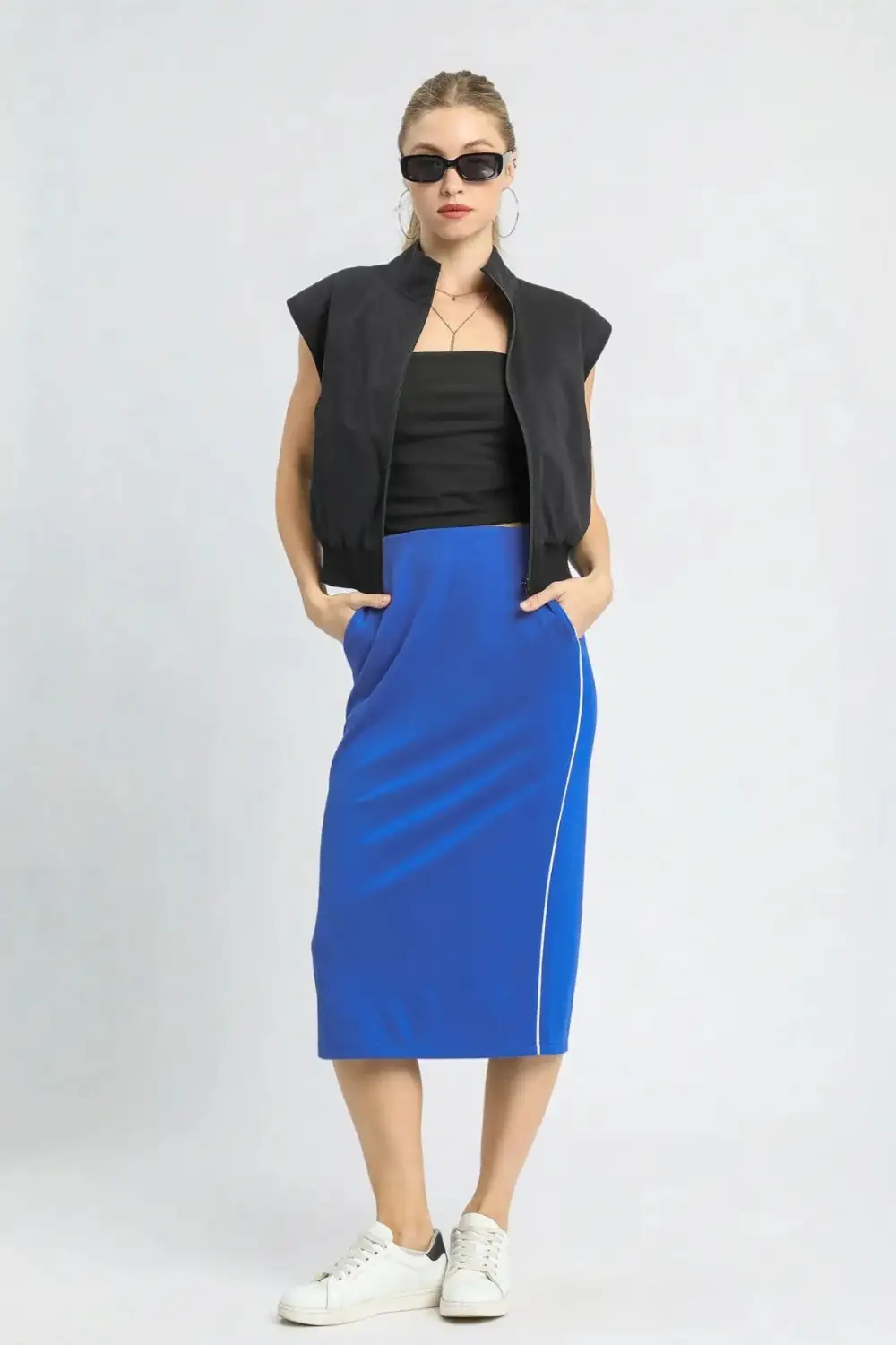 Lightweight Pocket Detail Skirt