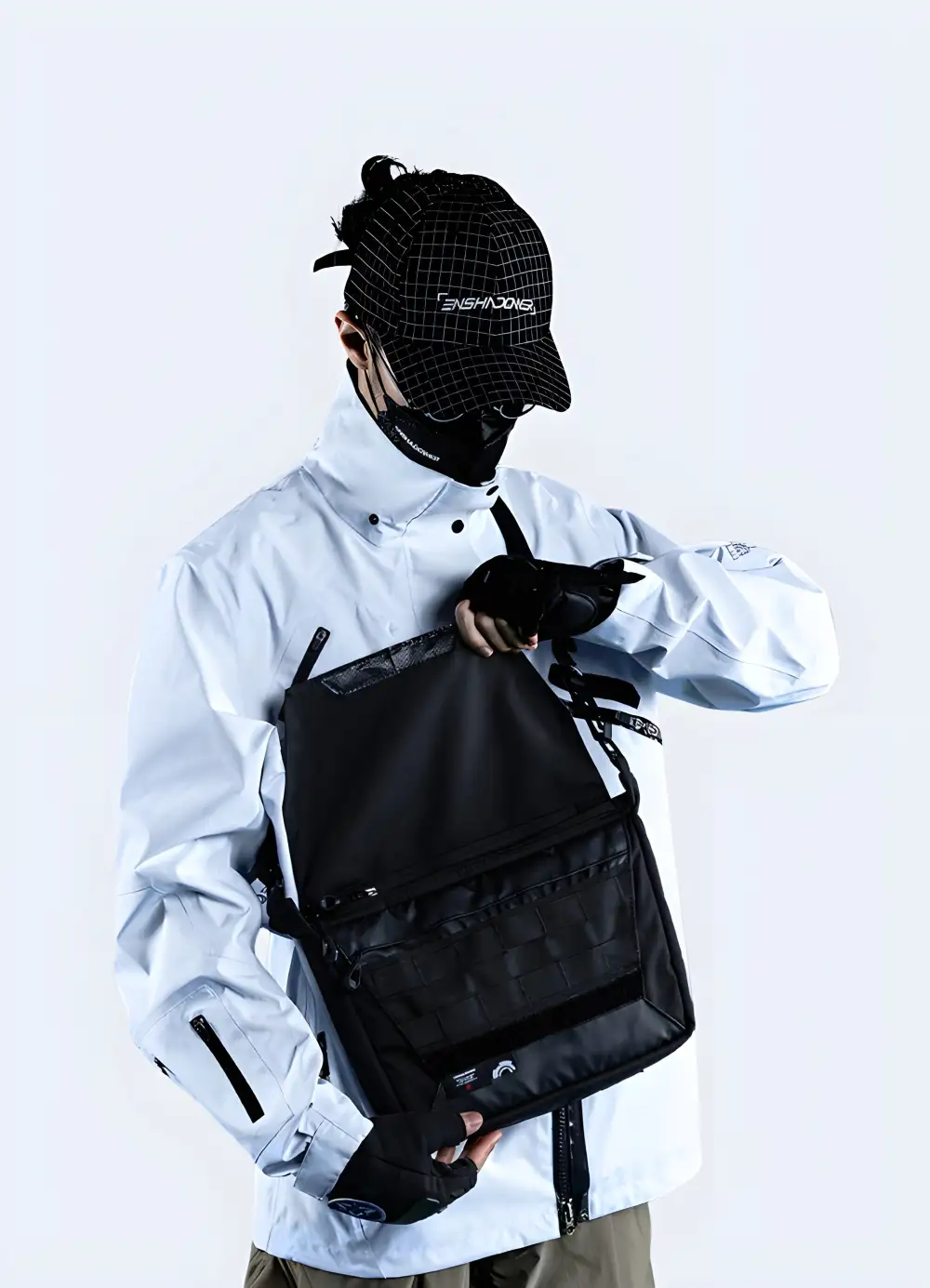 Padded Strap Messenger Bag