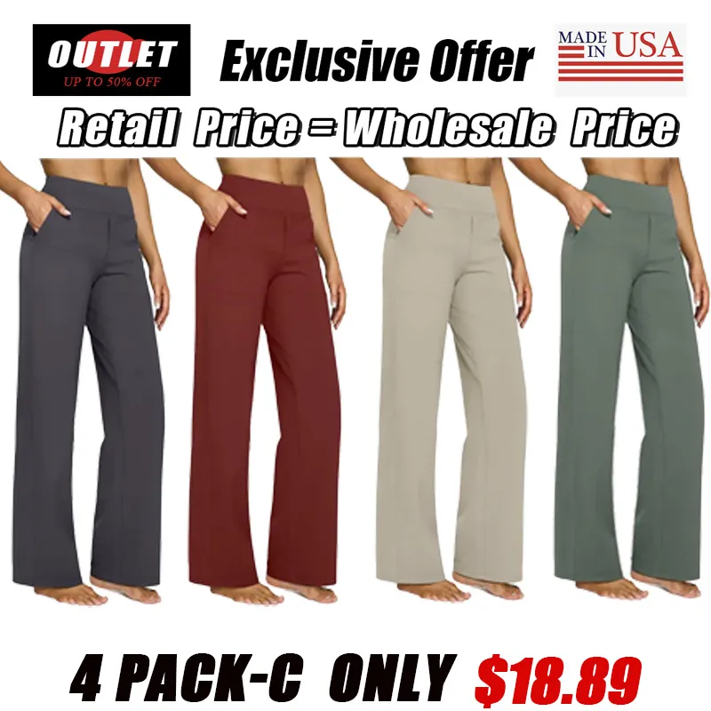 Loose High-Waist Business Casual Pants Yoga Pants Women's Wide-Leg Pants