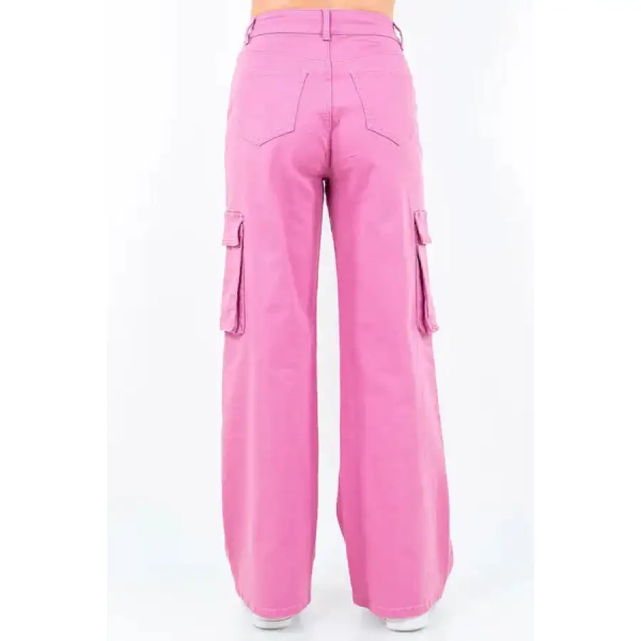 American Bazi Drawstring Wide Leg Cargo Pants