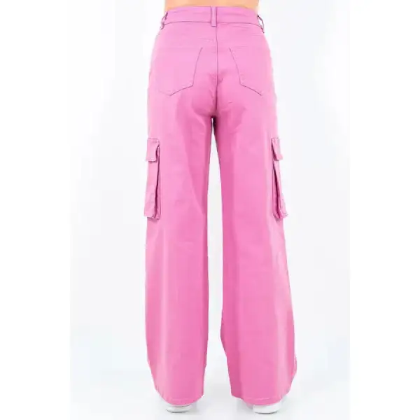 American Bazi Drawstring Wide Leg Cargo Pants