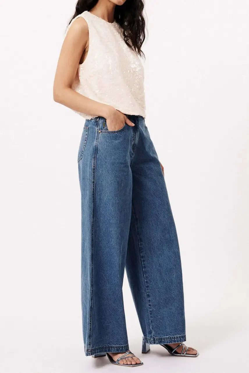 Sparkle Cropped Fitted Tank Top