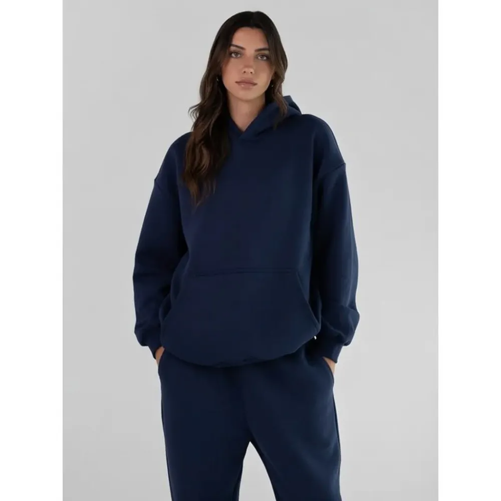 Pastel Hooded Tracksuit, Casual and Comfortable