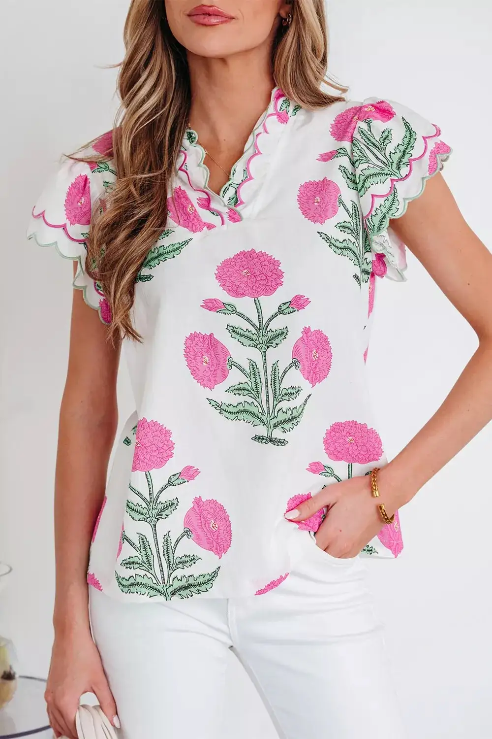Everyday V-Neck Blouse