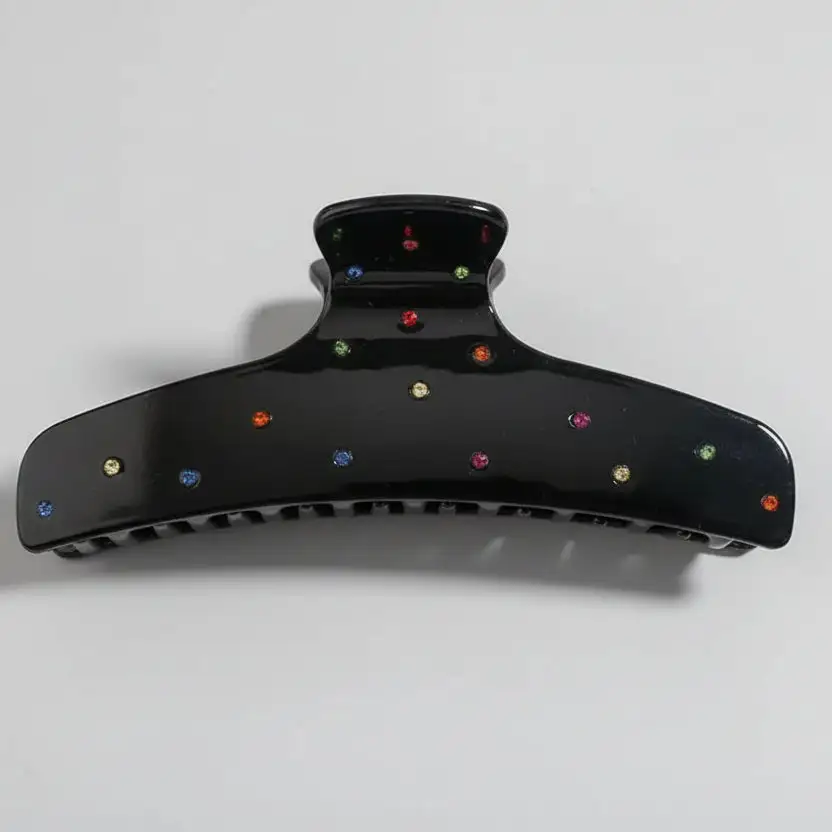 Dotted Accent Hair Claw Clip