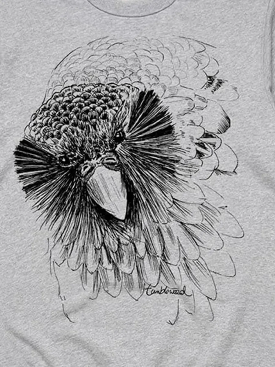 Simple and fashionable owl-patterned versatile casual sportswear shirt