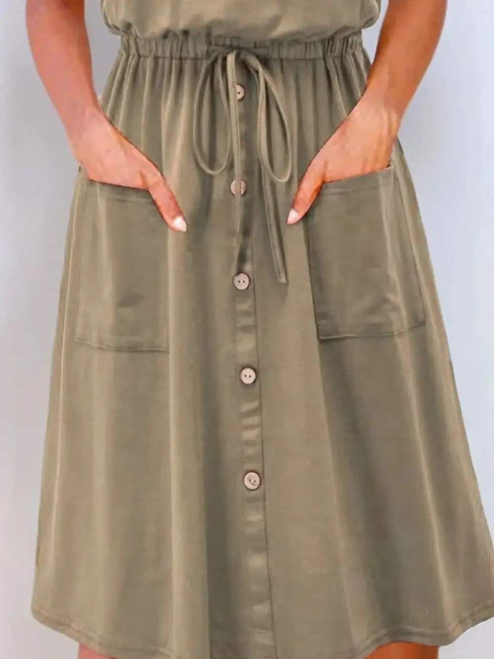 Everyday Round Neck A-Line Dress