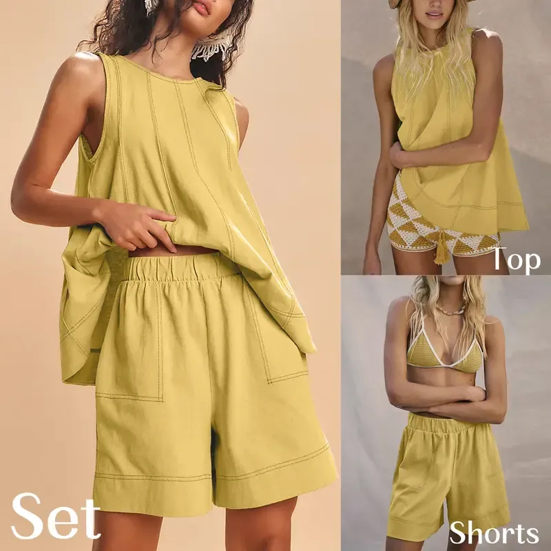 Women's two-piece pure cotton set