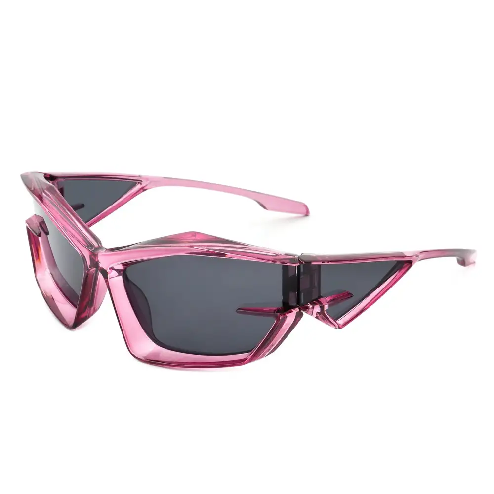 Terry Rectangle Square Frame Sunglasses