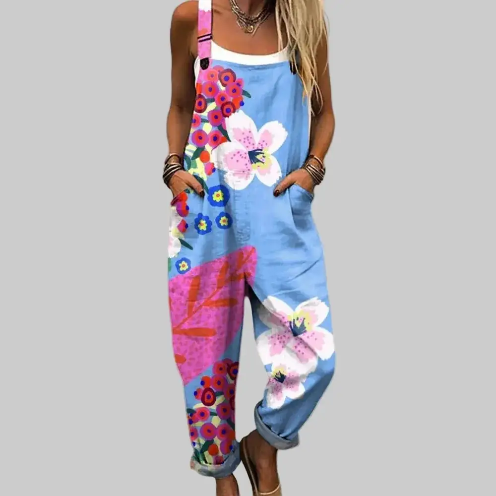 Wearable Floral Relaxed Jumpsuit