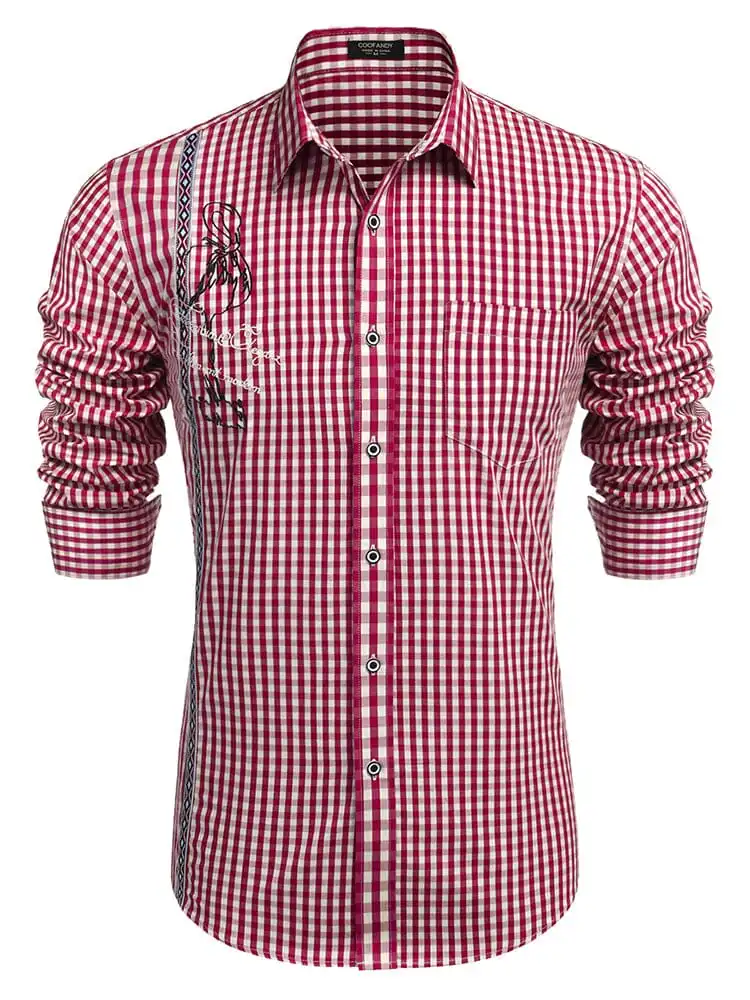 Casual Elegant Chequered Shirt Jeans