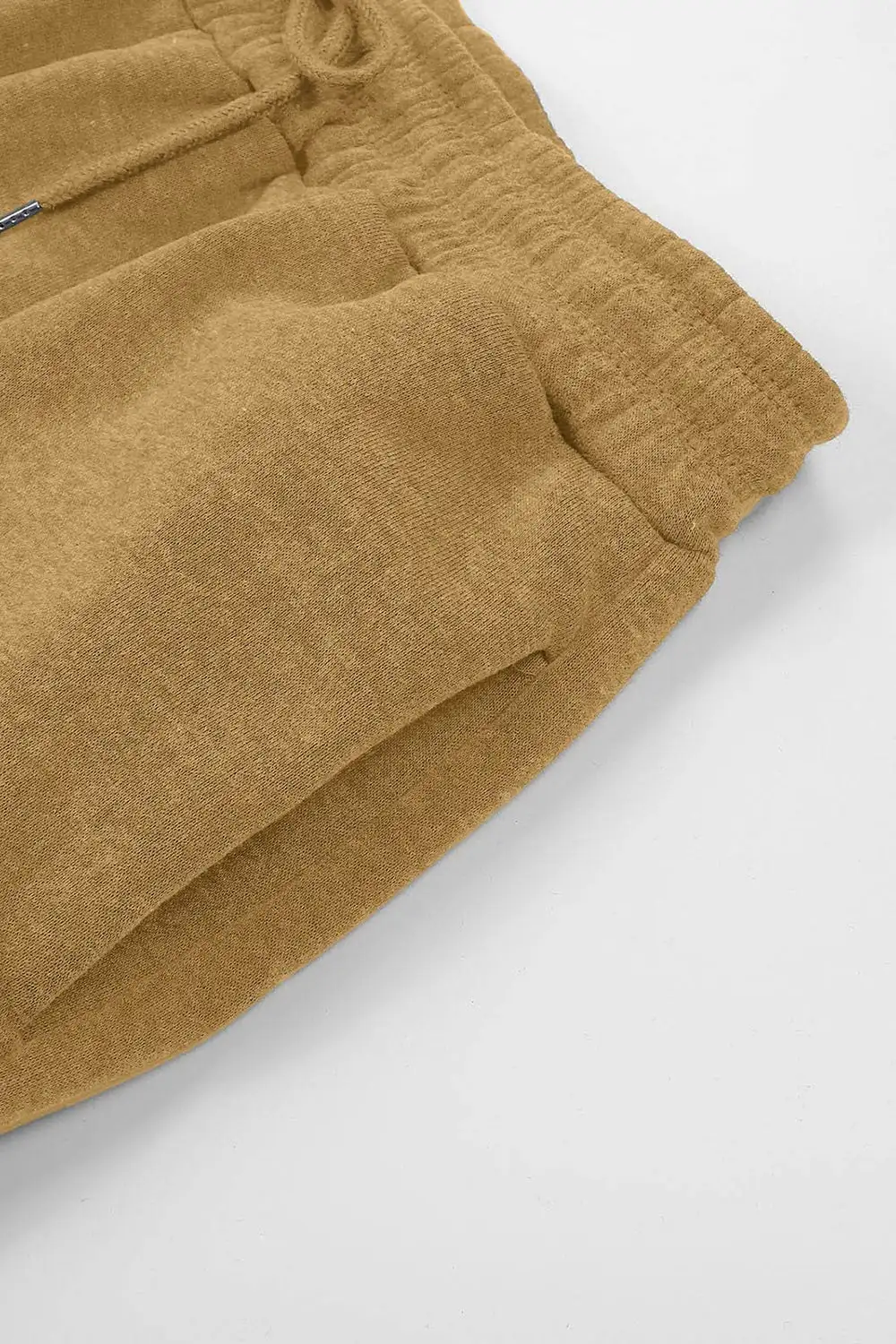 Tailored Elastic-Waist Pocketed Jogger Pants