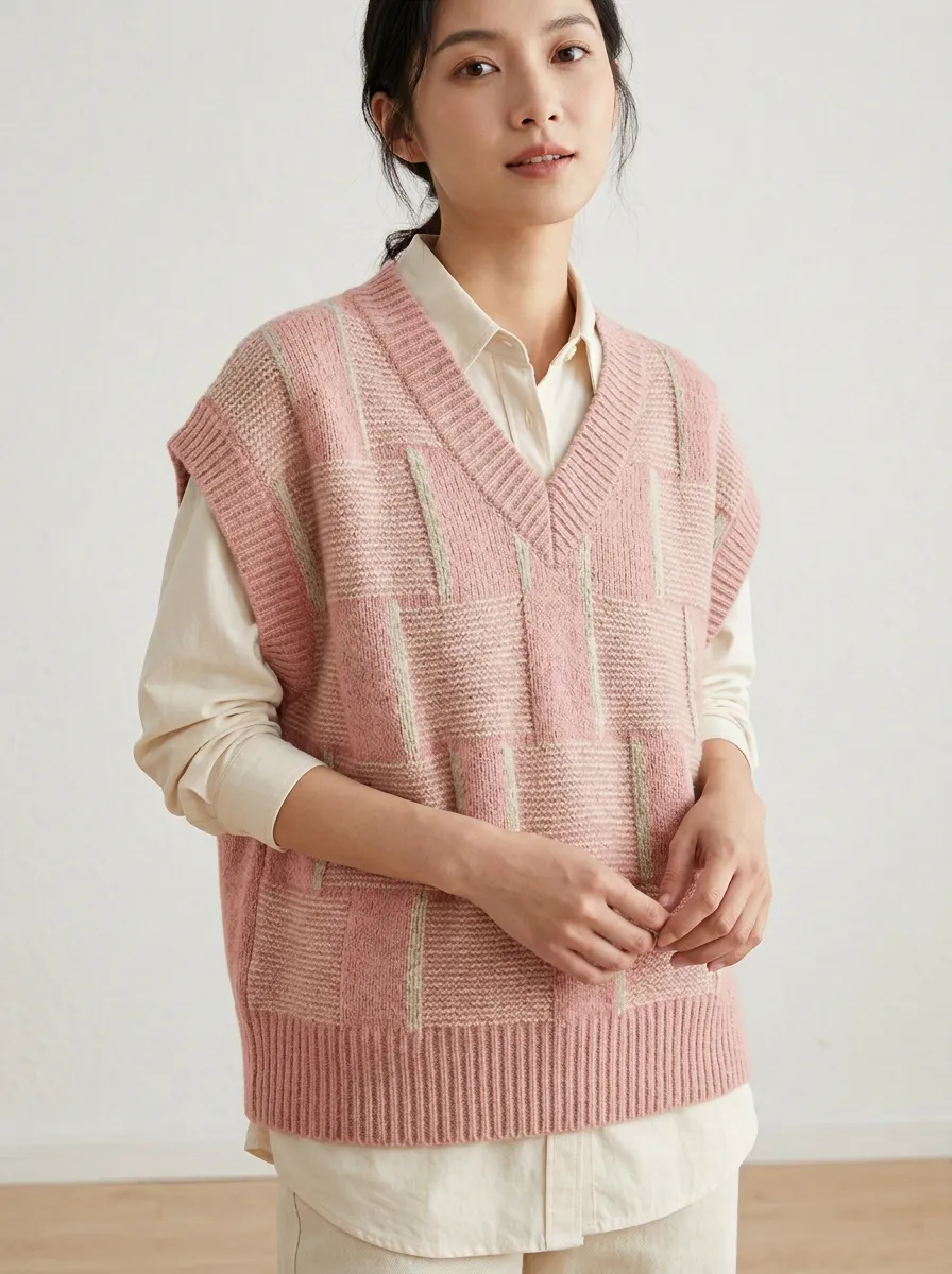Plaid Sweater Vest