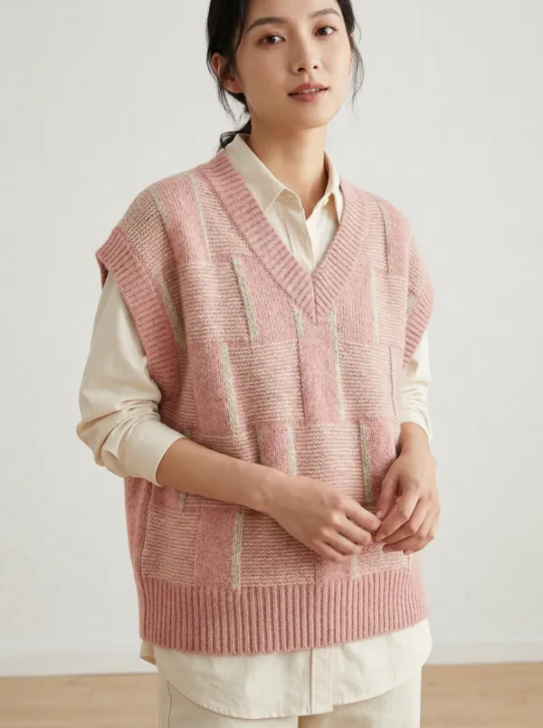 Plaid Sweater Vest