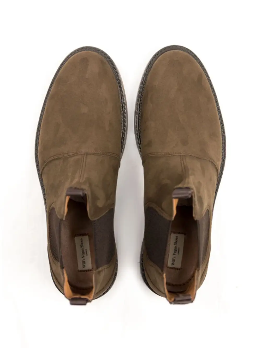 Women's Water Resistant Vegan Suede Chelsea Boots