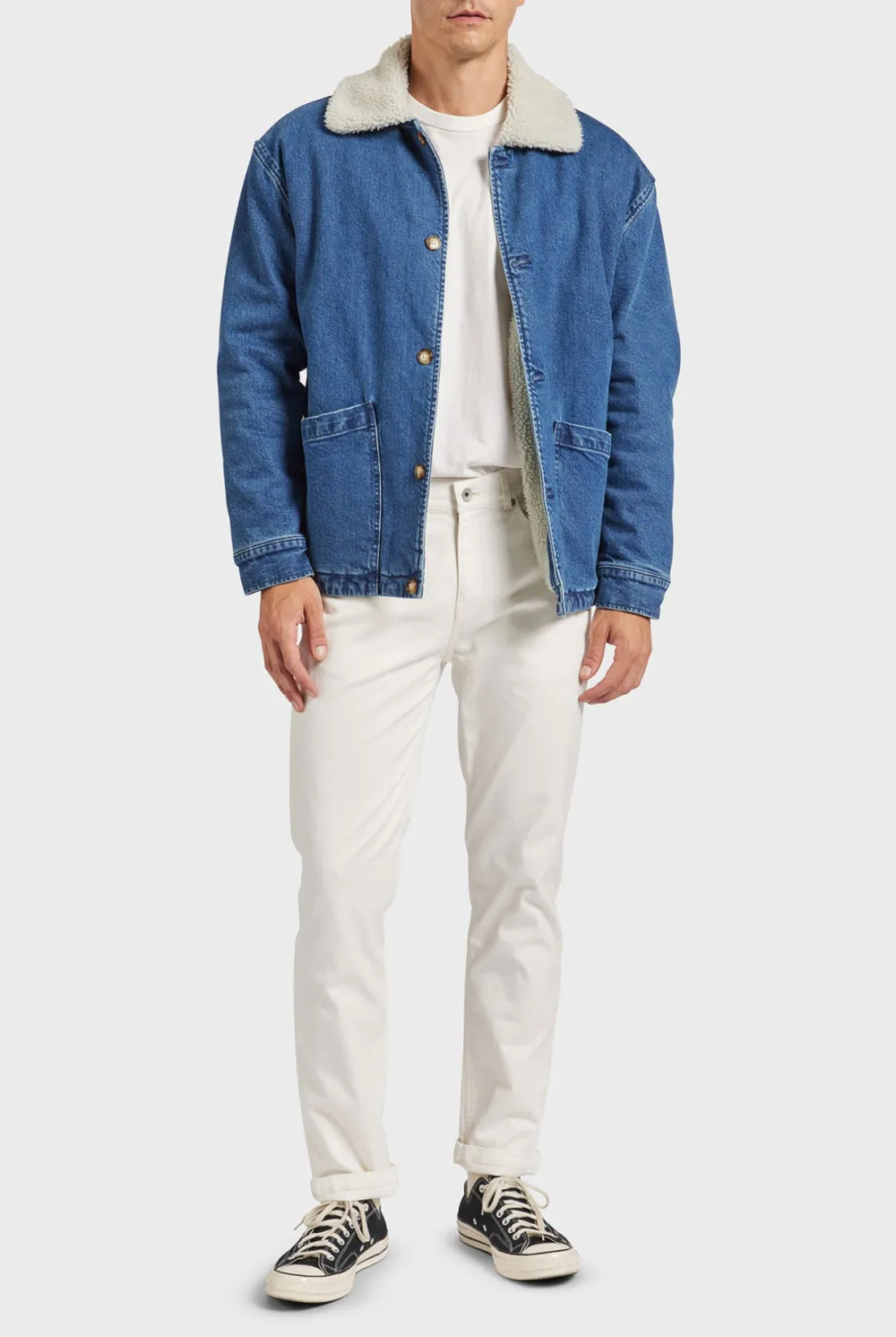 Sherpa Lined Denim Jacket