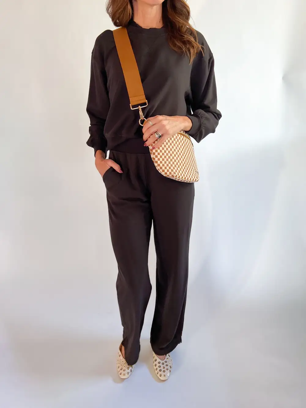 Textured Pants Soft Drape