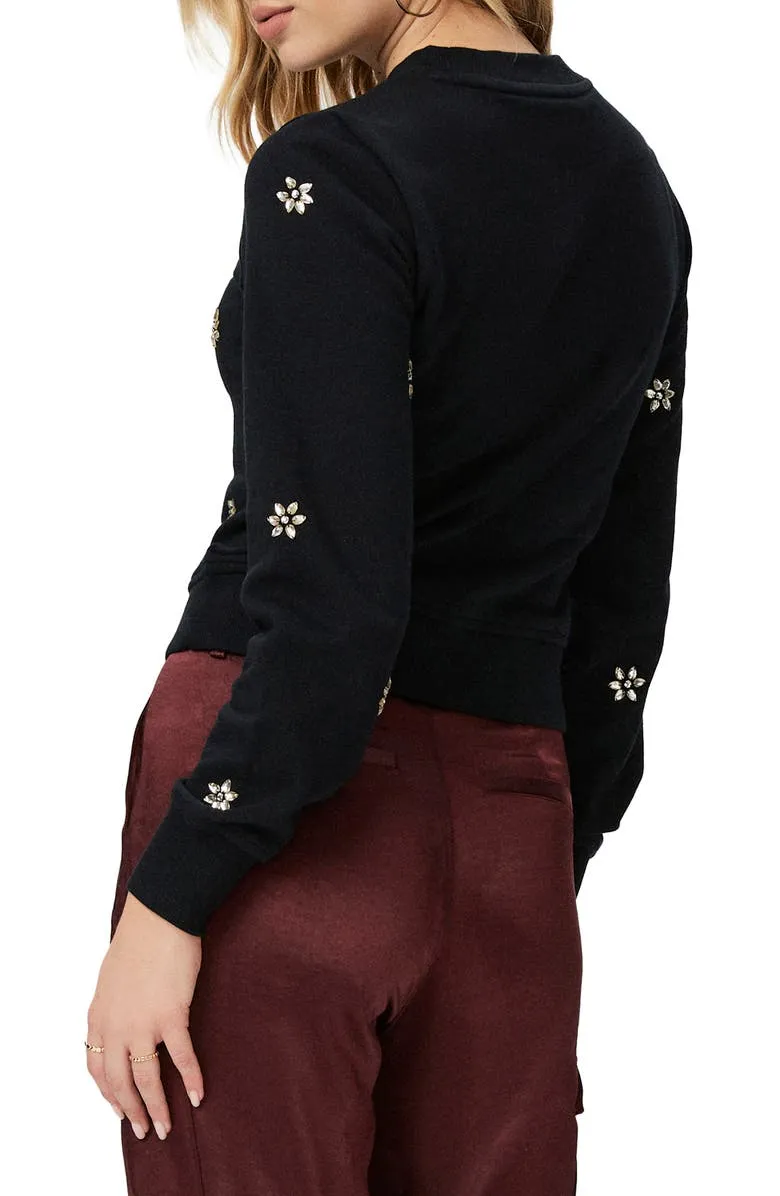 Embellished Cotton Sweatshirt
