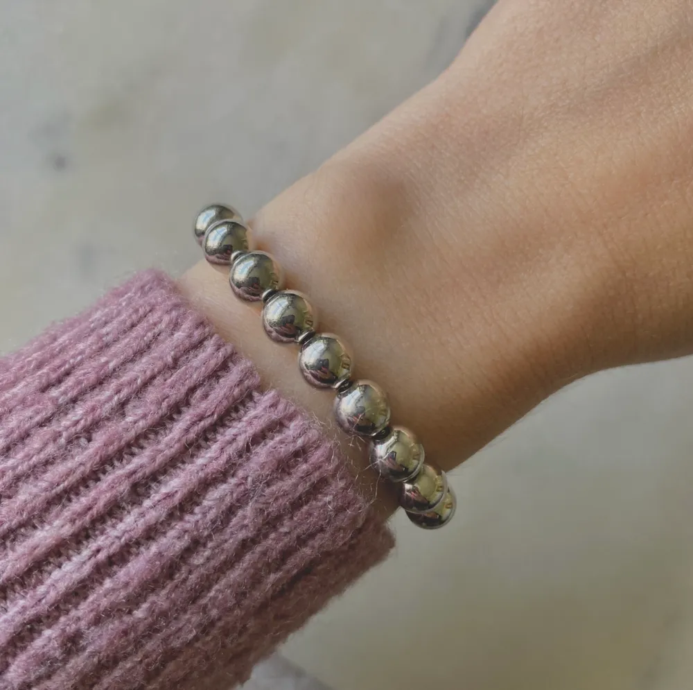 Polished Bead Chain Bracelet