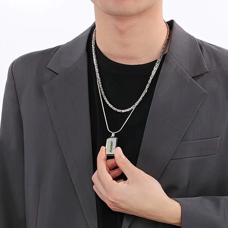 Layered Classic Men's Necklace