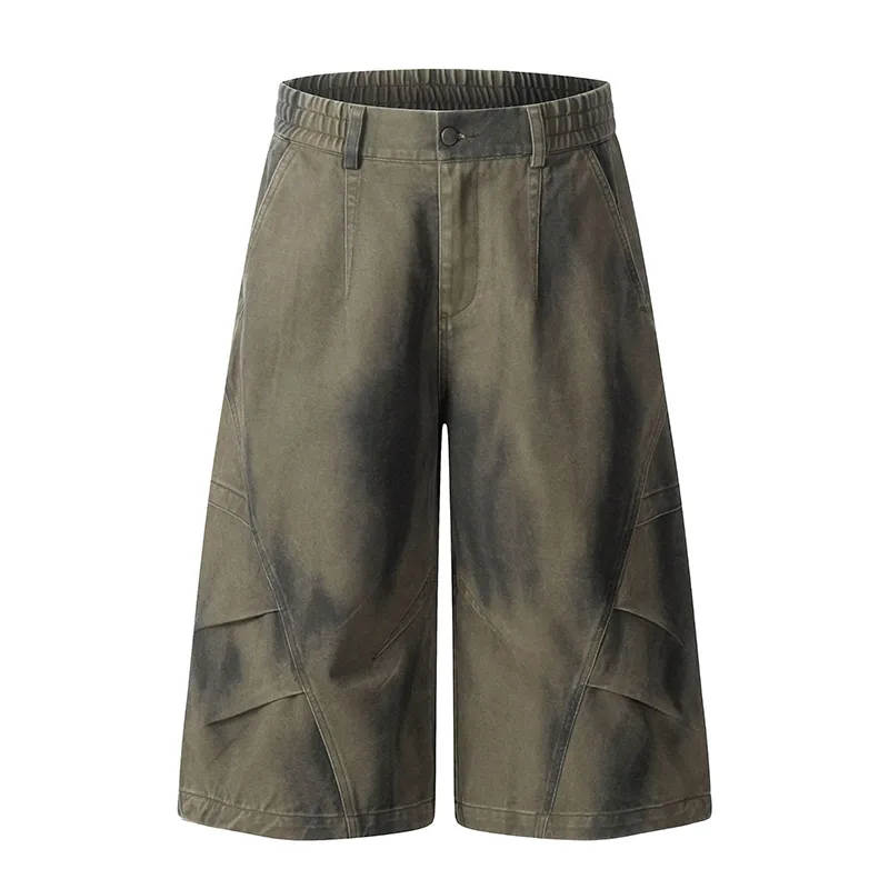Distressed Cargo Shorts